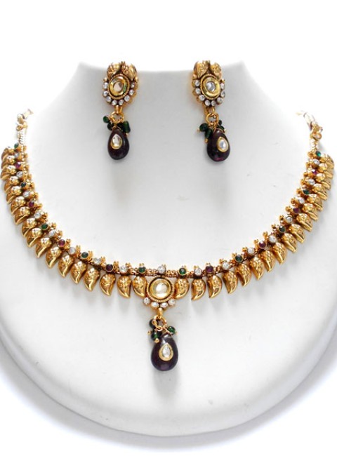 Polki Necklace Set